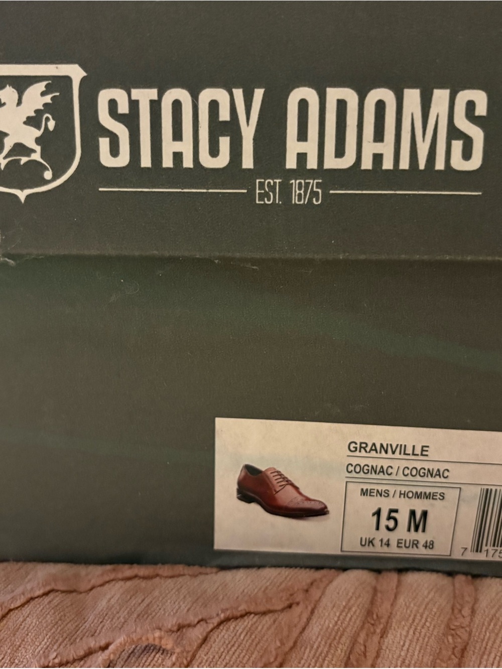 Stacy Adams Granville Lace-Up Oxfords in Cognac Brown
